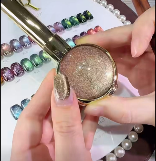 SR Summer Girl Super Classic 24 Colors Glitter Star Cat Eye Nail Gel Set -02 | UV Gel for Salon Wholesale